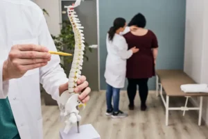 Treating axial spine pain at Augusta Pain Center in Georgia.